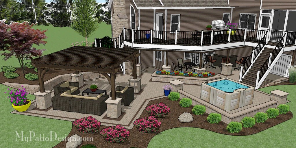Custom 3D Patio Design | Designing Patios You Love to Use ... Custom 3D Patio Design | Designing Patios You Love to Use ...