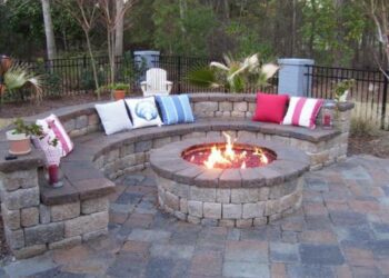 Backyard Design Ideas With Fire Pit | FIREPLACE DESIGN IDEAS