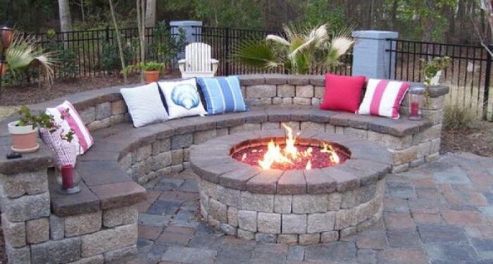 Backyard Design Ideas With Fire Pit | FIREPLACE DESIGN IDEAS