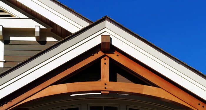 Private Residence exterior roof detail - Traditional - House Exterior ...